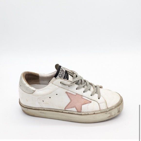 Golden Goose Hi Star Platform White, Pink, Gold, Silver Sneakers 💖 - Picture 7 of 7